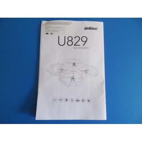 Notice papier Drone UDIRC U829